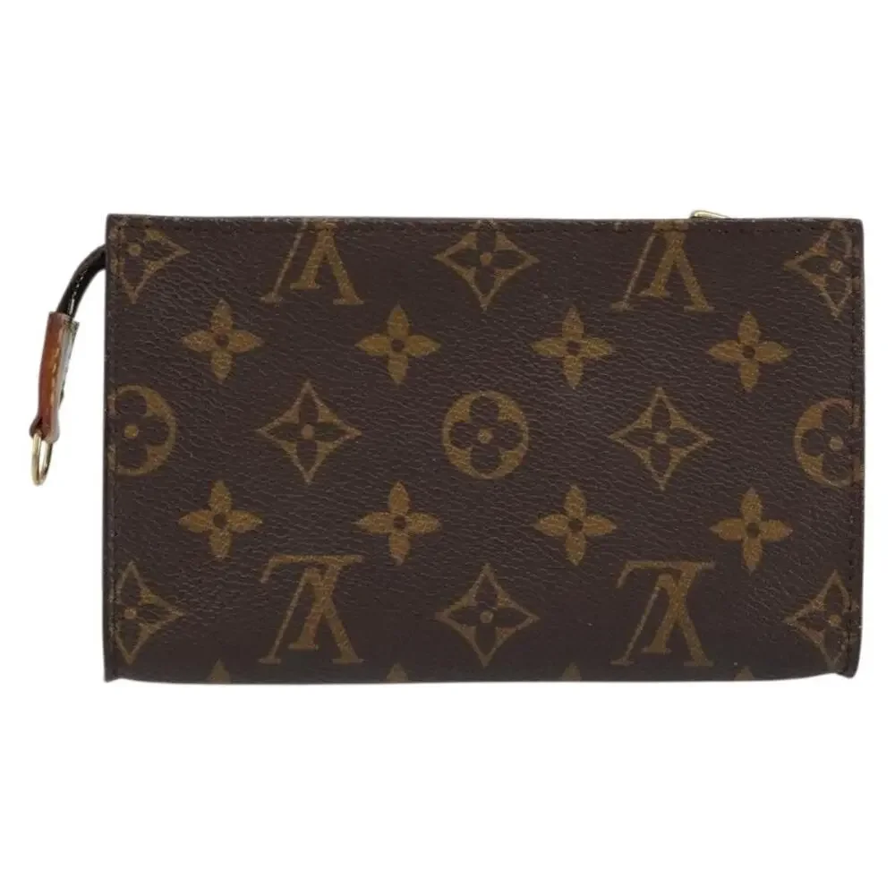Louis Vuitton Monogram Bucket PM Accessory Pouch Brown